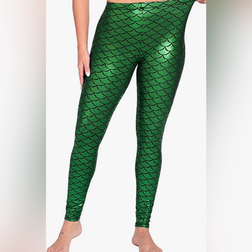 Mermaid Leggings for Women Size Large NEW